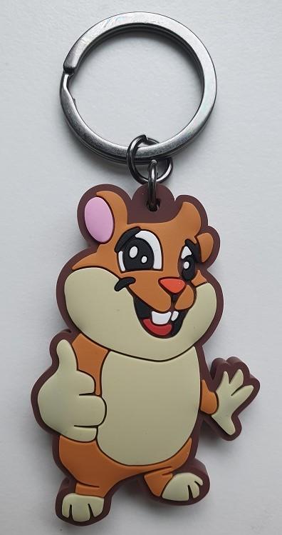 Gumový přívěsek na klíče