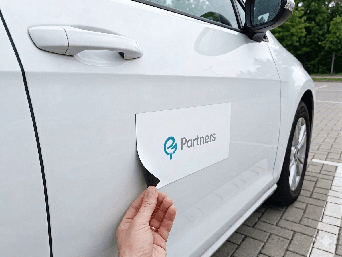 Magnety na auta - balení 2 ks