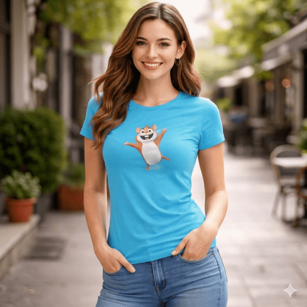 Partners Banka - Dámské tričko s křečkem